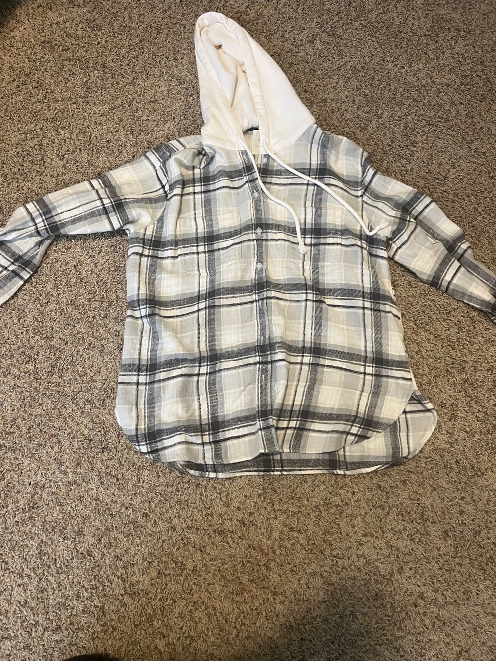 Hooded flannel
